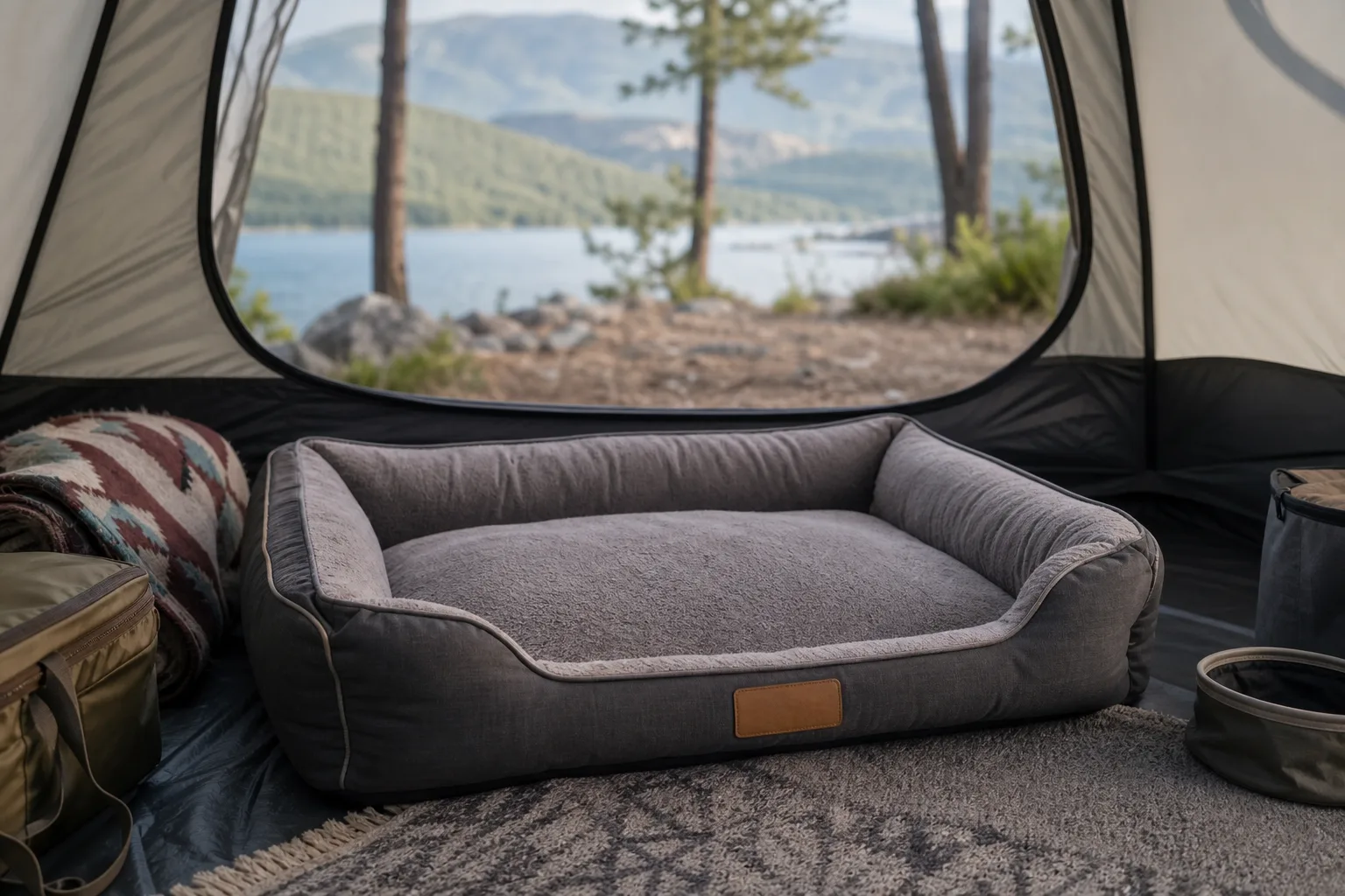Camping- und Outdoor-Hundebett-Ideen: komfortabel im Zelt und auf dem Campingplatz