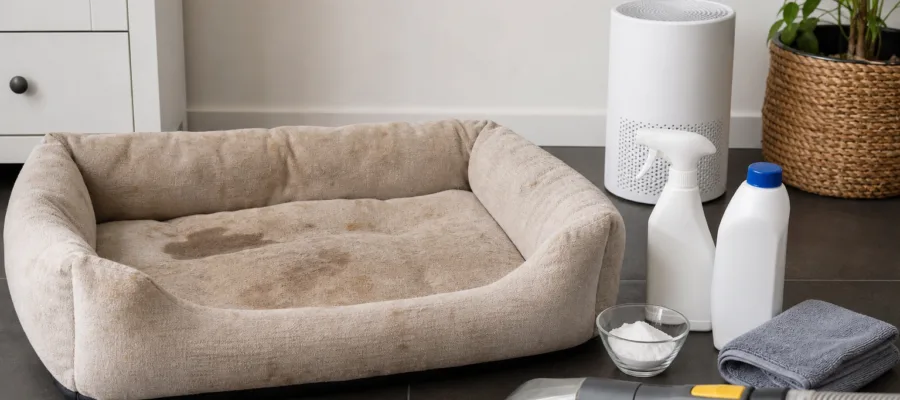 Hundebett-Hygiene: Geruchsbekaempfung, Fleckenentfernung und Allergiepraevention
