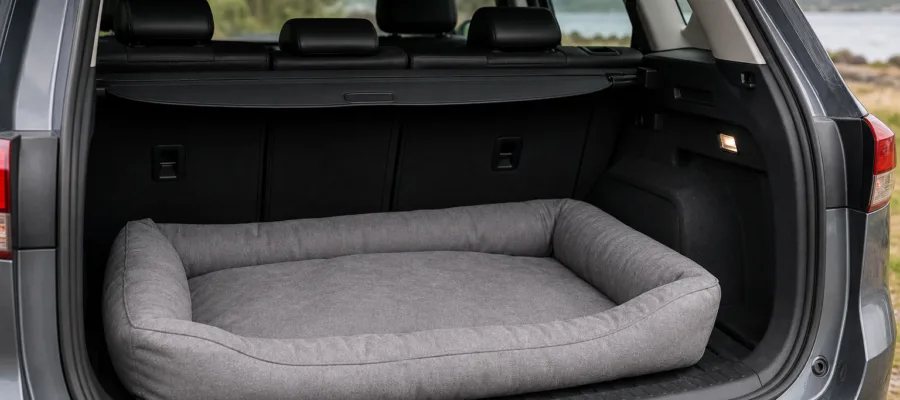 Hundebett fuer Roadtrips: gemuetlich unterwegs schlafen