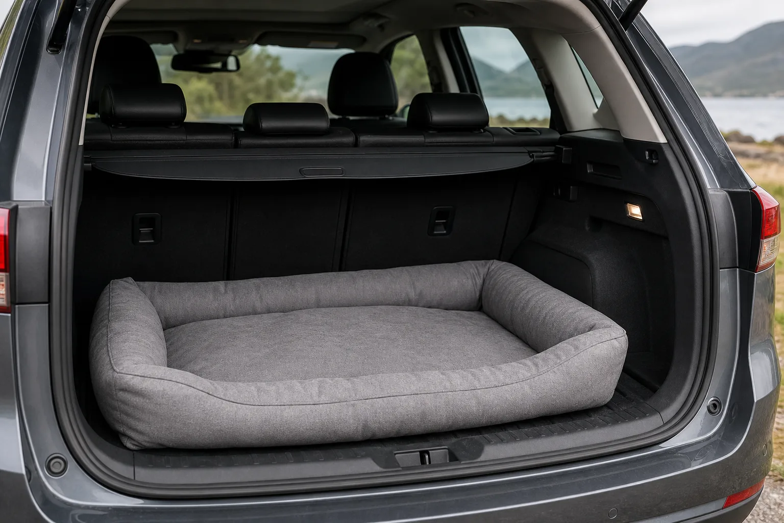 Hundebett fuer Roadtrips: gemuetlich unterwegs schlafen