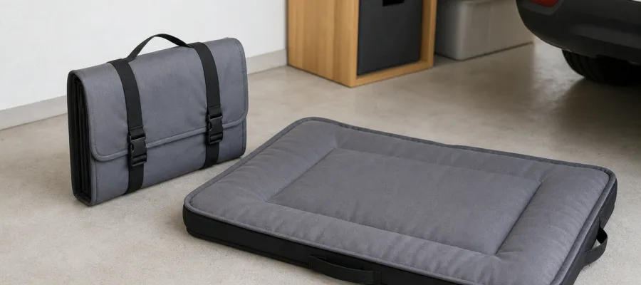 Klappbares Hundebett fuer unterwegs: Packmass, Gewicht und Komfort vergleichen