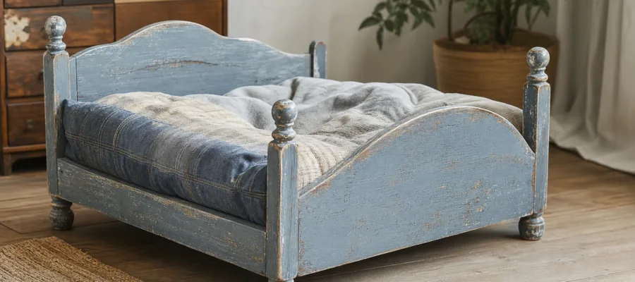 Upcycling Hundebett: Alte Moebel und Textilien kreativ neu nutzen