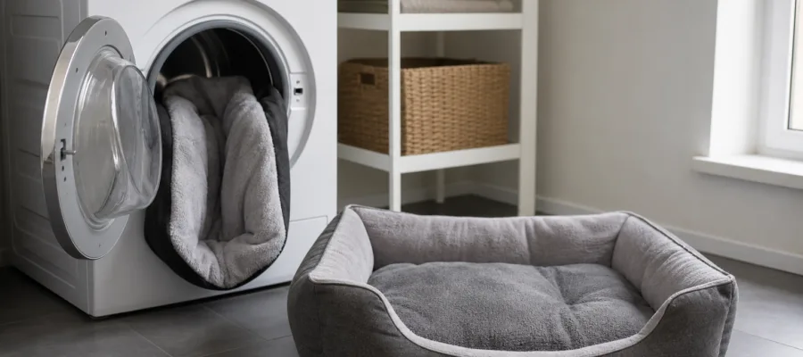 Wie Sie ein Hundebett richtig reinigen und pflegen